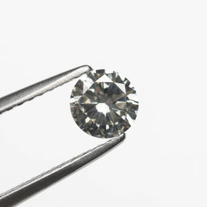 0.50ct 5.21x5.16x2.94mm Fancy Grey Round Brilliant 18968-25