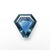 1.36ct 8.26x7.48x2.60mm Shield Step Cut Sapphire 22266-20