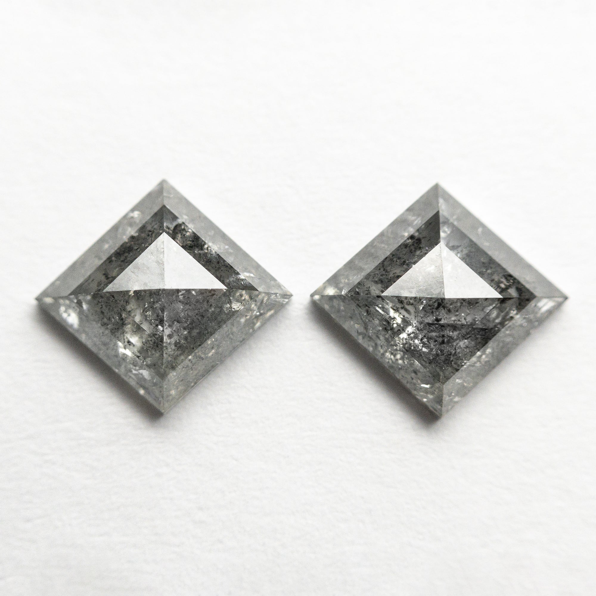 2.32cttw 2pc 8.81x8.13x2.93mm 8.82x8.12x2.93mm Lozenge Rosecut Matching Pair 22343-05
