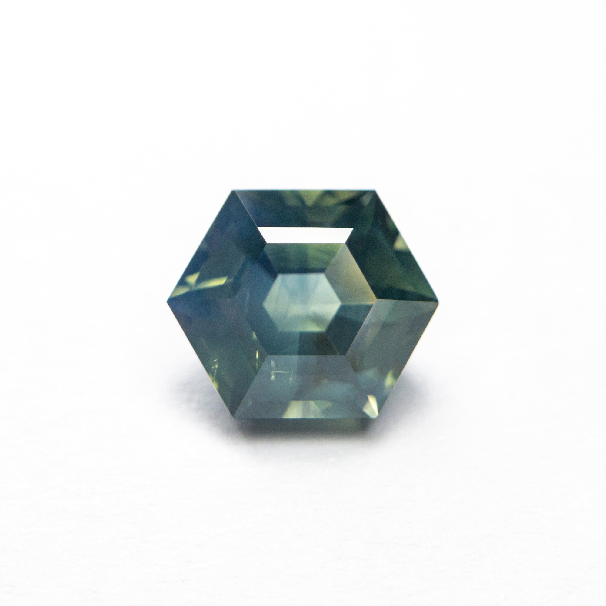 1.63ct 7.46x6.24x4.34mm Hexagon Step Cut Sapphire 23441-05