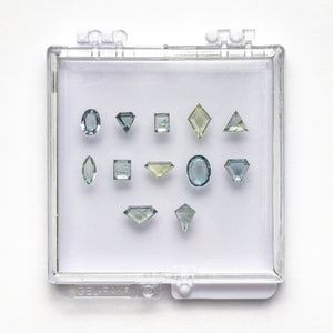 6.63cttw 12pc Portrait Cut Sapphire Parcel 23685-00