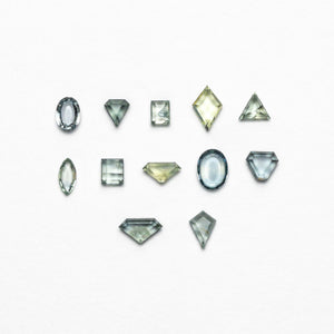 6.63cttw 12pc Portrait Cut Sapphire Parcel 23685-00