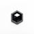 1.41ct 7.71x6.71x3.15mm Hexagon Rosecut 25469-10