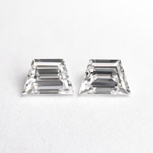 1.02cttw 2pc 6.09x4.06x2.56mm 6.13x4.00x2.62mm VS1+ G Trapezoid Step Cut Matching Pair 25533-01