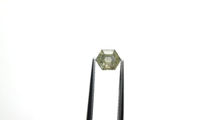 1.66ct 7.65x6.06x4.36mm Hexagon Step Cut 25455-04