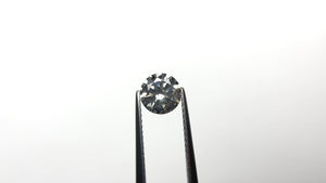 1.06ct 6.53x6.50x3.97mm SI2 Fancy Grey Round Brilliant 18462-01