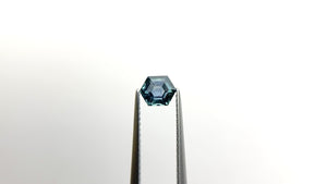 0.67ct 6.054.92x2.73mm Hexagon Step Cut Sapphire 23088-14