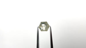 1.36ct 7.76x6.39x3.21mm Hexagon Rosecut 20018-04