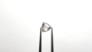 1.09ct 6.91x6.78x3.22mm Fancy Grey Trillion Double Cut 22390-20