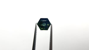 1.63ct 7.03x6.10x4.58mm Hexagon Step Cut Sapphire 25072-01