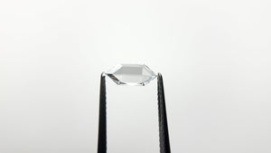 0.37ct 9.90x4.00x1.01mm Hexagon Rosecut 24859-01