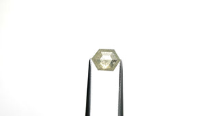 2.13ct 9.89x7.36x3.56mm Hexagon Rosecut 19606-22