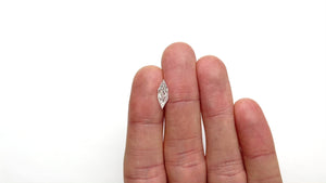 1.48ct 13.51x4.66x3.53mm GIA I2 E Hexagon Brilliant 25910-01