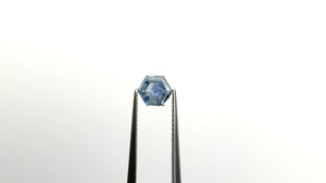 1.16ct 6.85x5.92x3.34mm Hexagon Step Cut Sapphire 23088-09