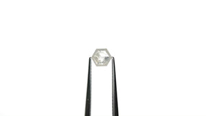 0.58ct 5.96x5.14x2.28mm Hexagon Rosecut 25457-24
