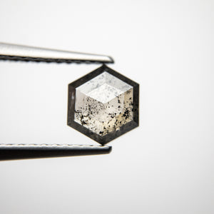 1.11ct 7.32x6.26x2.81mm Hexagon Rosecut 18313-02 - Misfit Diamonds
