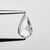 0.48ct 8.09x4.59x1.53mm SI1 D Pear Rosecut 19601-02
