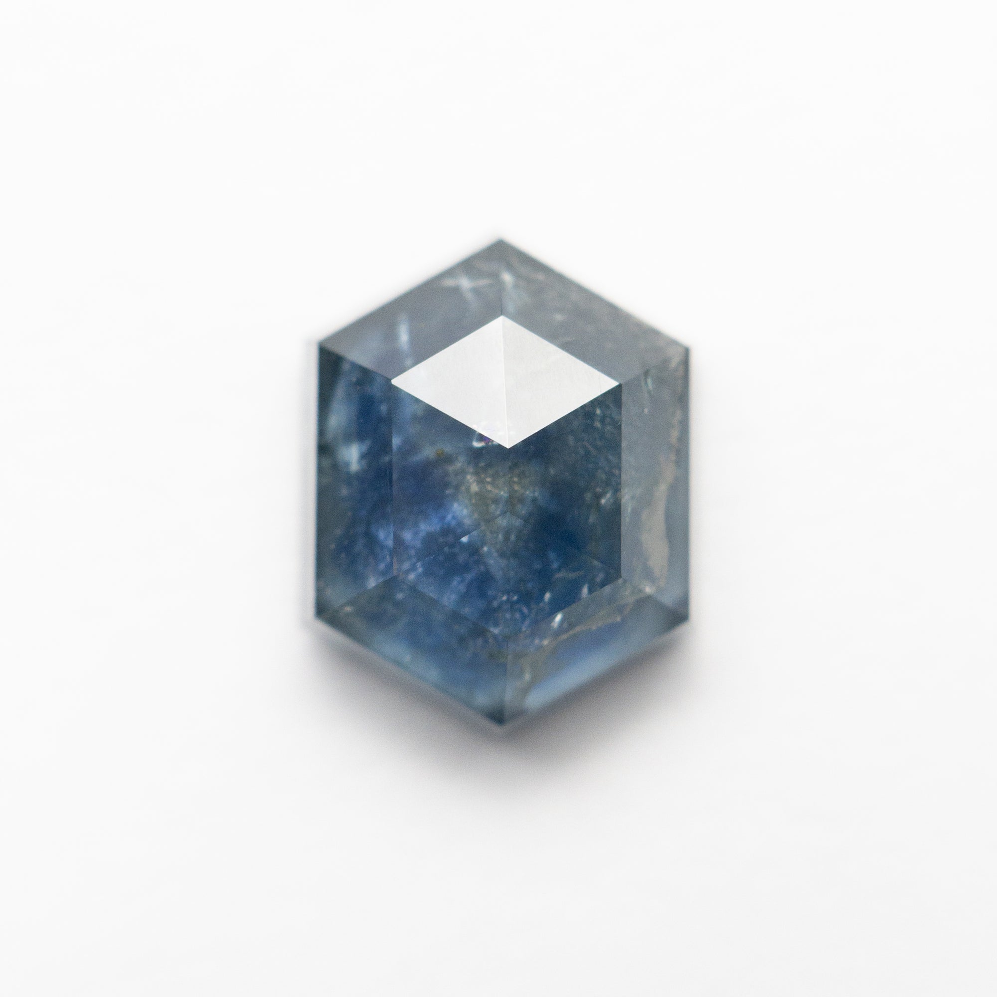 3.95ct 9.90x7.73x4.73mm Hexagon Rosecut Sapphire 22434-41