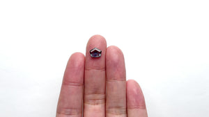 1.55ct 8.94x7.09x2.63mm Pentagon Rosecut Sapphire 22434-48