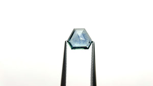 1.37ct 8.47x6.84x2.22mm Shield Rosecut Sapphire 22434-67