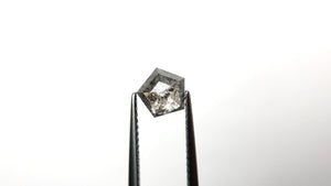 1.23ct 6.60x6.49x3.42mm Pentagon Rosecut 22390-08