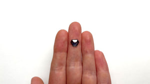 1.37ct 8.47x6.84x2.22mm Shield Rosecut Sapphire 22434-67